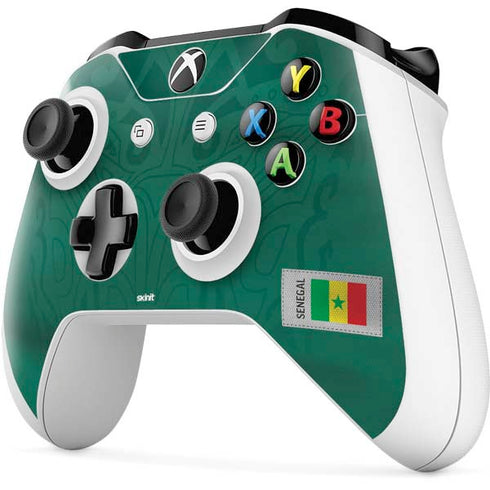 Senegal Soccer Flag Xbox One S Controller Skin