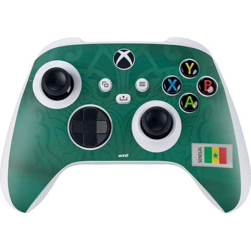 Senegal Soccer Flag Xbox Series S Controller Skin