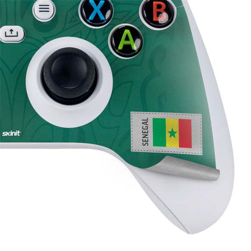 Senegal Soccer Flag Xbox Series S Controller Skin