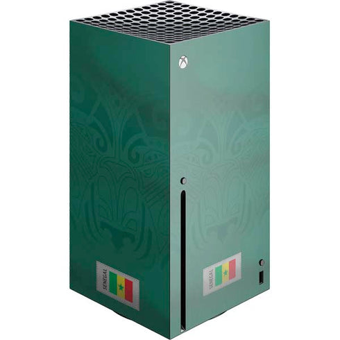 Senegal Soccer Flag Xbox Series X Console Skin