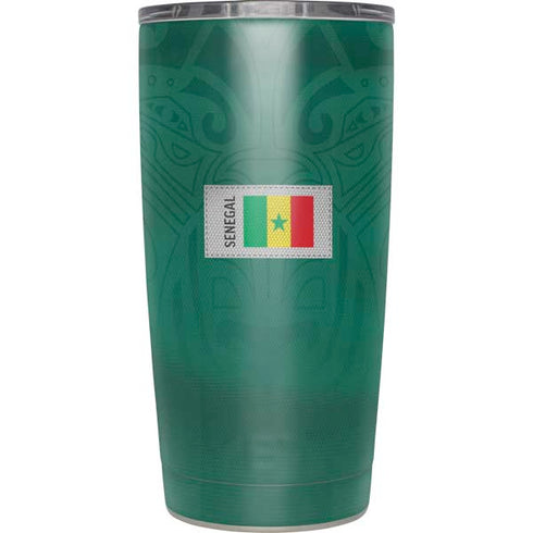 Senegal Soccer Flag Yeti 20oz Tumbler Skin
