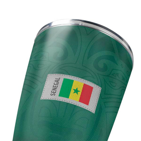 Senegal Soccer Flag Yeti 20oz Tumbler Skin