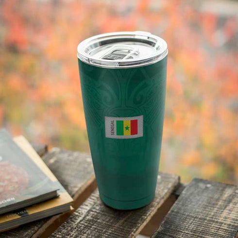 Senegal Soccer Flag Yeti 20oz Tumbler Skin