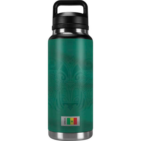 Senegal Soccer Flag YETI Rambler 36oz Bottle Skin
