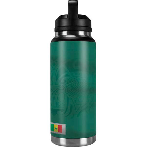 Senegal Soccer Flag YETI Rambler 36oz Bottle Skin