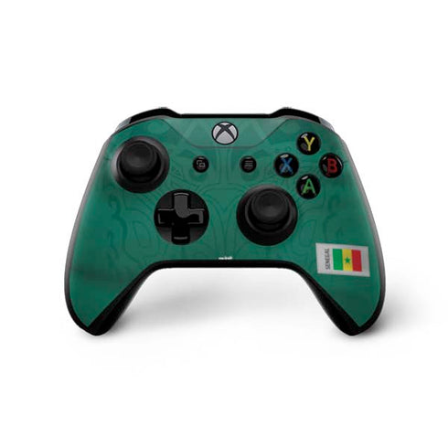 Senegal Soccer Flag Xbox One X Controller Skin