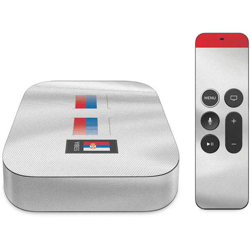Serbia Soccer Flag Apple TV Skin