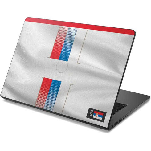 Serbia Soccer Flag Dell Chromebook Skin