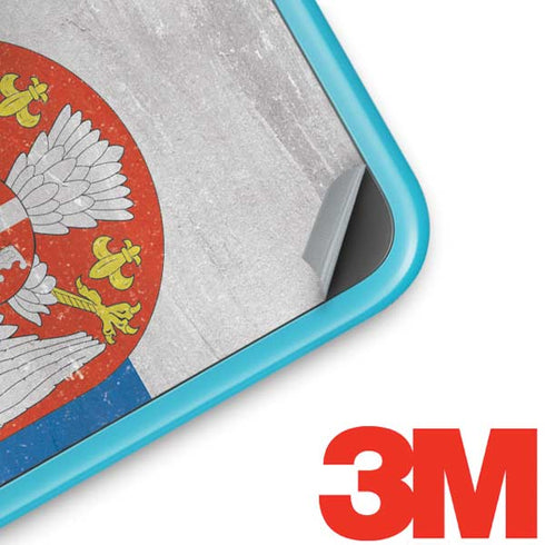 Serbia Flag Distressed Nintendo 2DS XL (2017) Skin