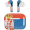 Serbia Flag Distressed AirPods Pro 2nd Gen Skin