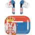 Serbia Flag Distressed AirPods Pro 2nd Gen Skin