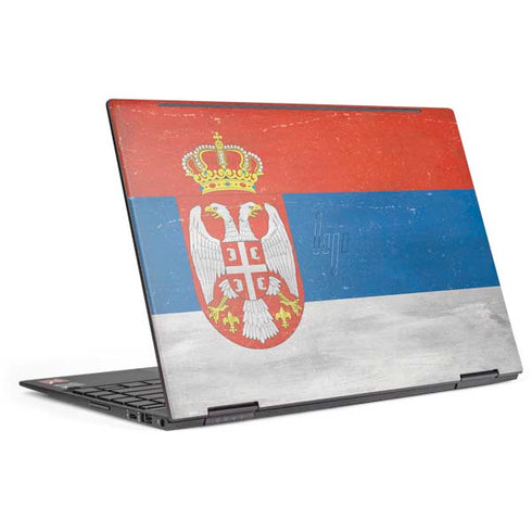 Serbia Flag Distressed HP Envy Skin