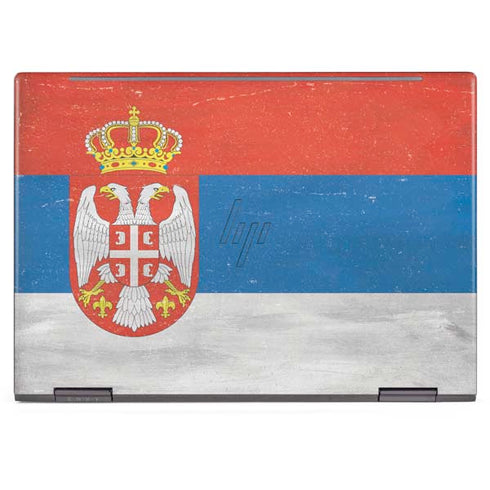 Serbia Flag Distressed HP Envy Skin