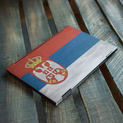 Serbia Flag Distressed HP Envy Skin