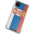 Serbia Flag Distressed Galaxy A12 Clear Case