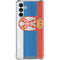 Serbia Flag Distressed Galaxy A13 5G Clear Case