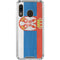 Serbia Flag Distressed Galaxy A30 Clear Case