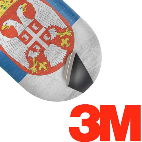 Serbia Flag Distressed Galaxy Buds Skin
