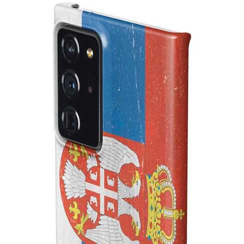 Serbia Flag Distressed Galaxy Note20 Ultra 5G Lite Case