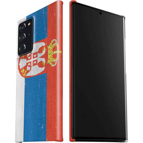 Serbia Flag Distressed Galaxy Note20 Ultra 5G Lite Case