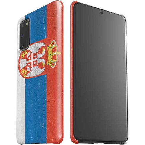 Serbia Flag Distressed Galaxy S20 Lite Case