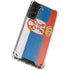 Serbia Flag Distressed Galaxy S21 Plus 5G Clear Case
