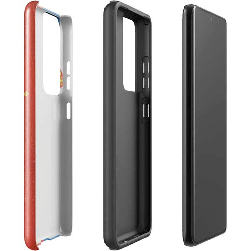 Serbia Flag Distressed Galaxy S21 Ultra 5G Pro Case