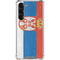 Serbia Flag Distressed Galaxy S23 Plus Clear Case