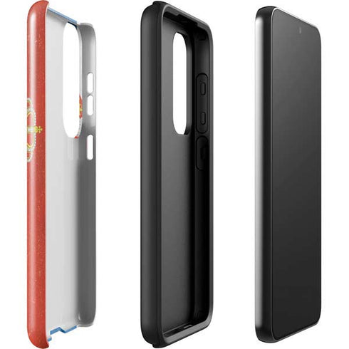 Serbia Flag Distressed Galaxy S23 Plus Pro Case