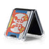 Serbia Flag Distressed Galaxy Z Flip5 5G Clear Case