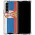 Serbia Flag Distressed Galaxy Z Fold4 5G Clear Case