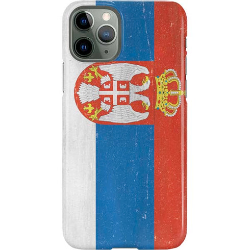 Serbia Flag Distressed iPhone 11 Pro Lite Case