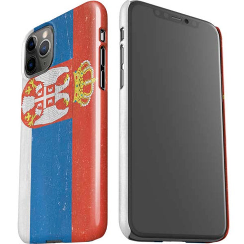 Serbia Flag Distressed iPhone 11 Pro Lite Case