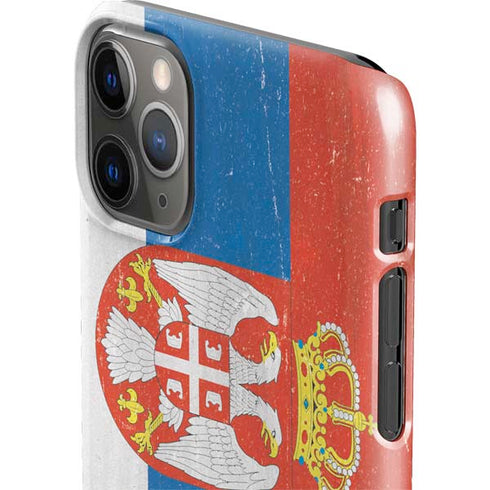 Serbia Flag Distressed iPhone 11 Pro Max Lite Case