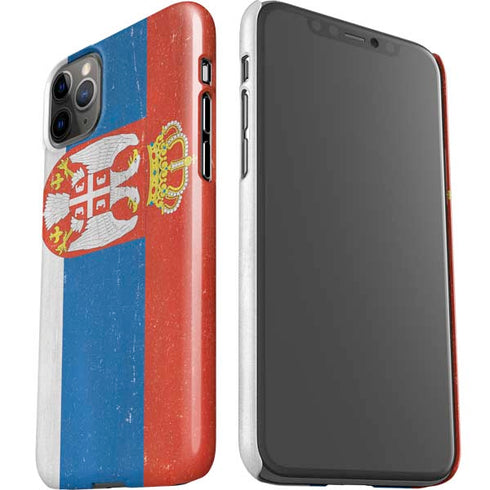 Serbia Flag Distressed iPhone 11 Pro Max Lite Case