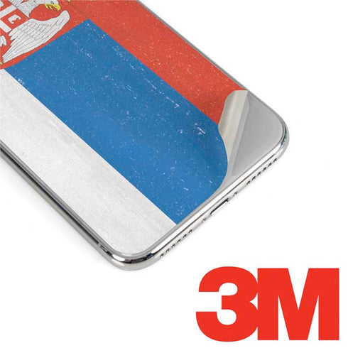 Serbia Flag Distressed iPhone 11 Pro Max Skin