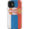 Serbia Flag Distressed iPhone 12 Impact Case