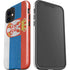 Serbia Flag Distressed iPhone 12 Impact Case