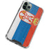 Serbia Flag Distressed iPhone 12 Pro Max Clear Case
