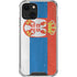 Serbia Flag Distressed iPhone 13 Clear Case