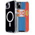 Serbia Flag Distressed iPhone 15 MagSafe Case