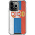 Serbia Flag Distressed iPhone 15 Pro Clear Case