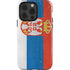 Serbia Flag Distressed iPhone 14 Pro Impact Case
