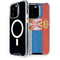 Serbia Flag Distressed iPhone 14 Pro MagSafe Case