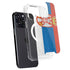 Serbia Flag Distressed iPhone 15 Pro MagSafe Case
