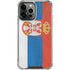 Serbia Flag Distressed iPhone 14 Pro Max Clear Case