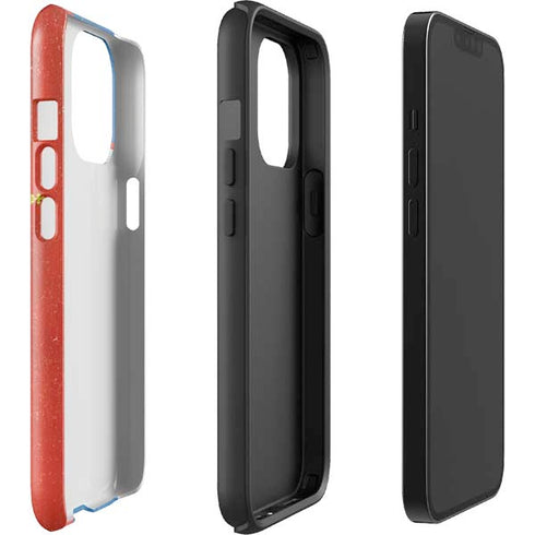 Serbia Flag Distressed iPhone 15 Pro Max Impact Case