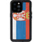 Serbia Flag Distressed iPhone 14 Pro Max Waterproof Case