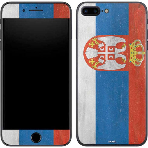 Serbia Flag Distressed iPhone 7 Plus Skin