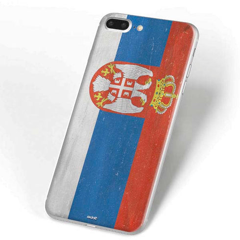 Serbia Flag Distressed iPhone 7 Plus Skin